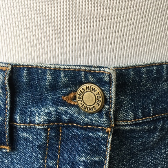 90s Y2K Jones New York Blue Denim Skirt Size 10 Waist 31 inches - Picture 6 of 9